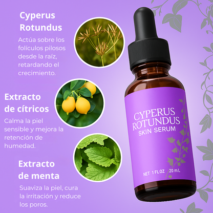 LinéaSkin™ - Serúm para los vellos de la piel Cyperus Rotundus